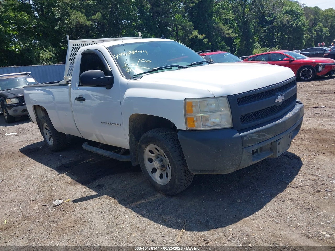 1GCEC14XX8Z****** · 2008 CHEVROLET SILVERADO 1500 WORK TRUCK