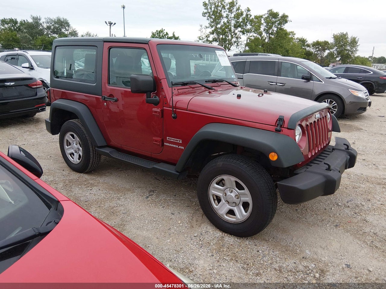 1C4AJWAG6DL****** · 2013 JEEP WRANGLER SPORT