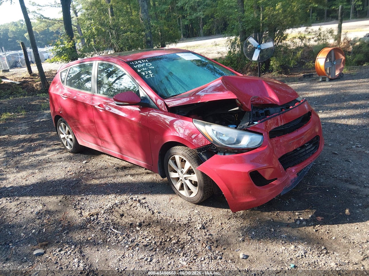 KMHCU5AE4DU****** · 2013 HYUNDAI ACCENT SE