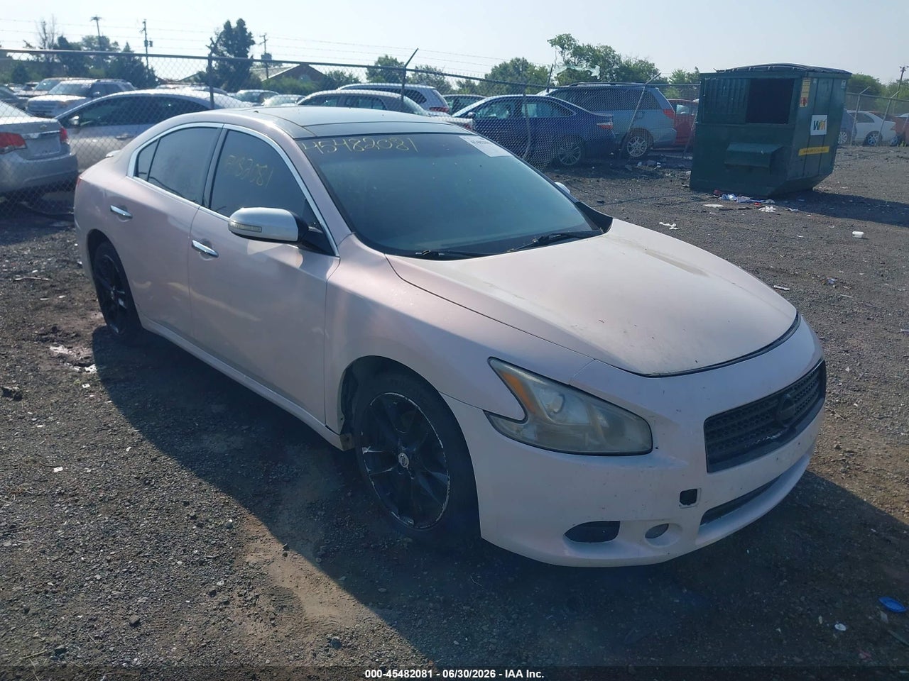 1N4AA5AP2BC****** · 2011 NISSAN MAXIMA 3.5 SV
