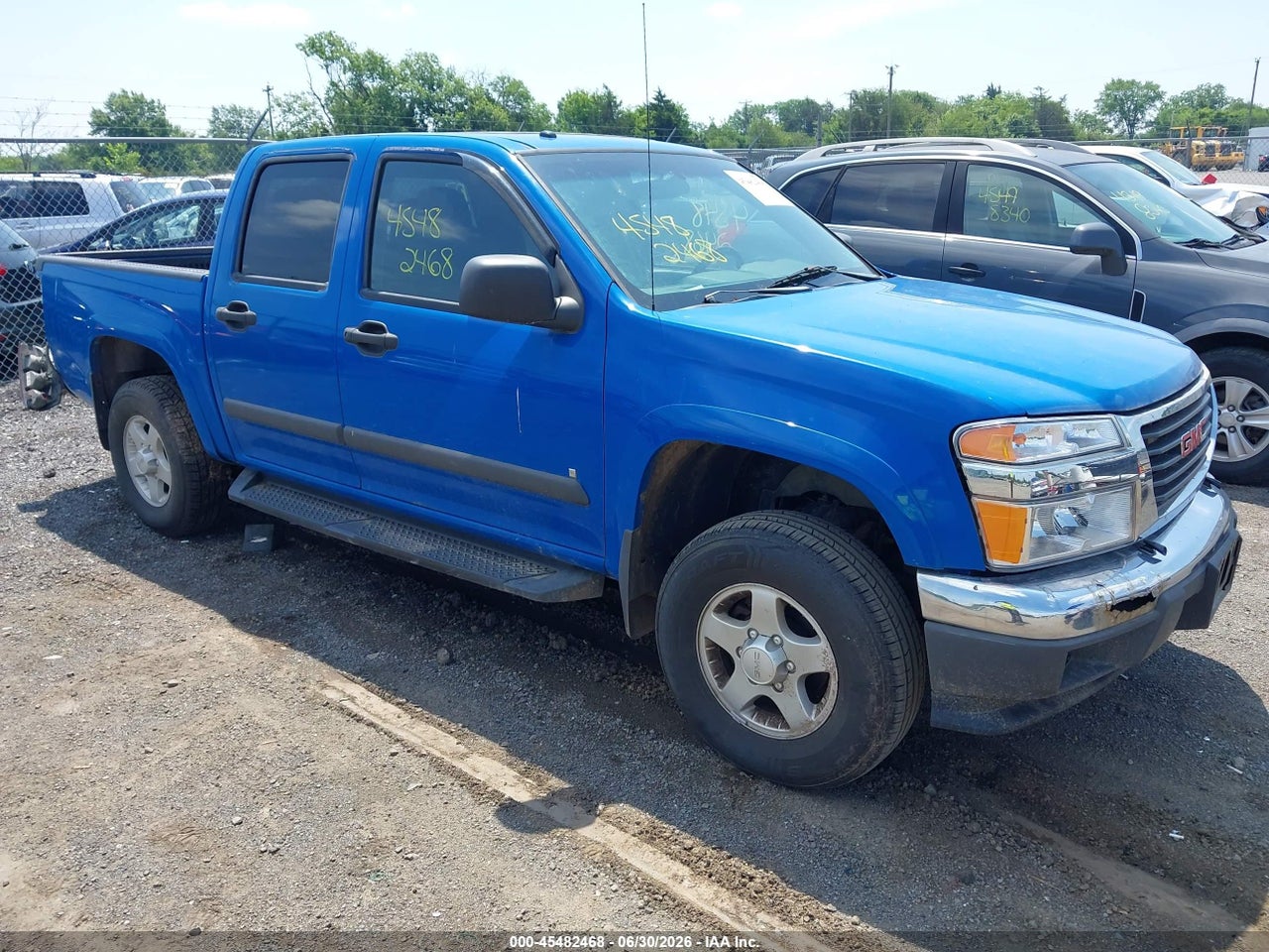 1GTDT13EX78****** · 2007 GMC CANYON SLE1