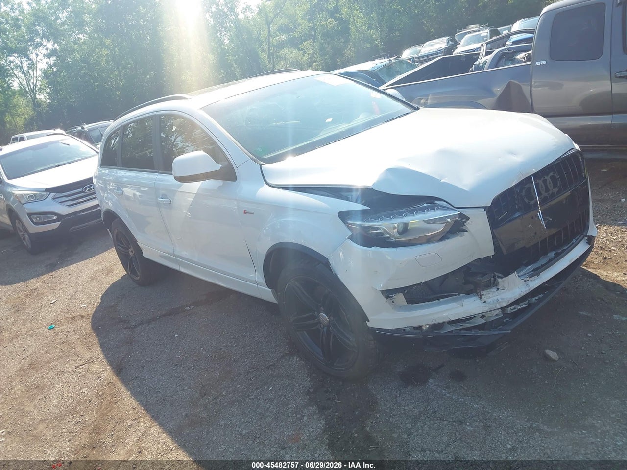 WA1DGAFE6FD****** · 2015 AUDI Q7 3.0T S LINE PRESTIGE