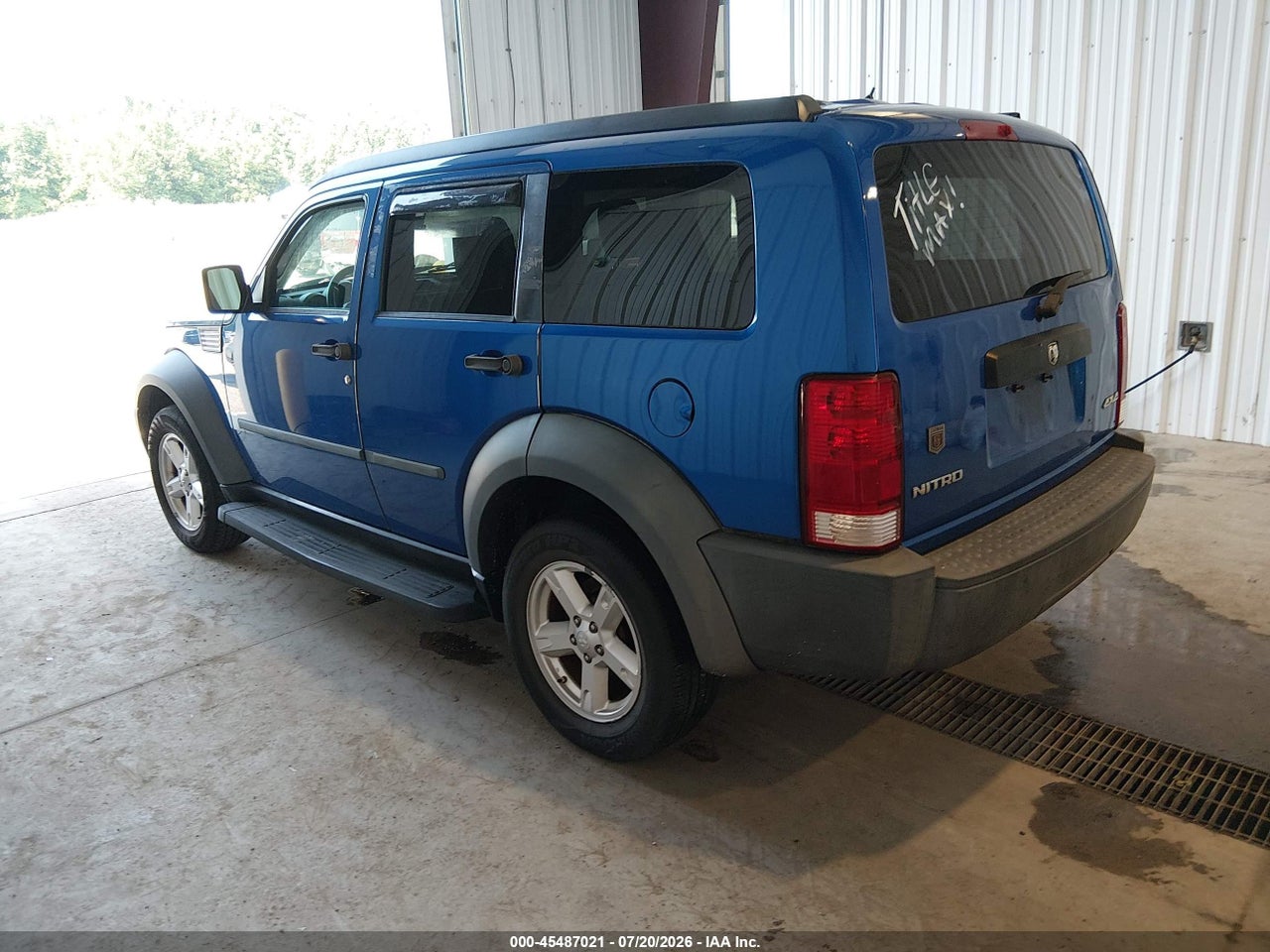 2007 DODGE NITRO SXT · 3/11