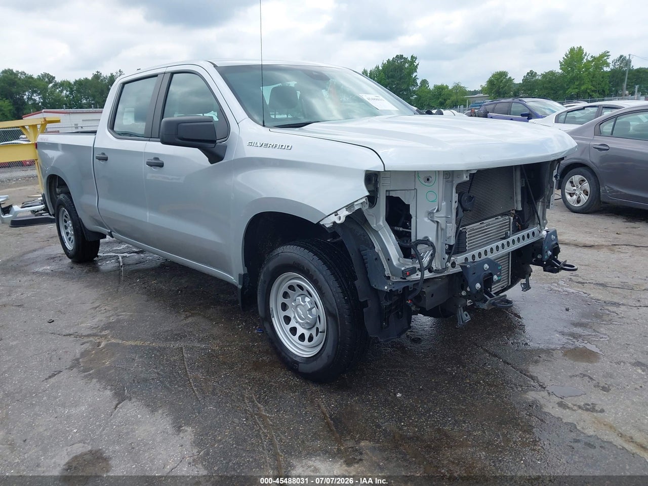 1GCPDAEK8NZ****** · 2022 CHEVROLET SILVERADO 1500 4WD  STANDARD BED WT