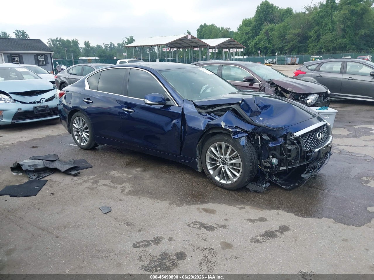 JN1EV7BR9NM****** · 2022 INFINITI Q50 LUXE AWD