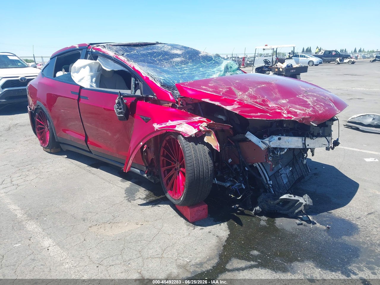 7SAXCBE67RF****** · 2024 TESLA MODEL X PLAID TRI MOTOR ALL-WHEEL DRIVE
