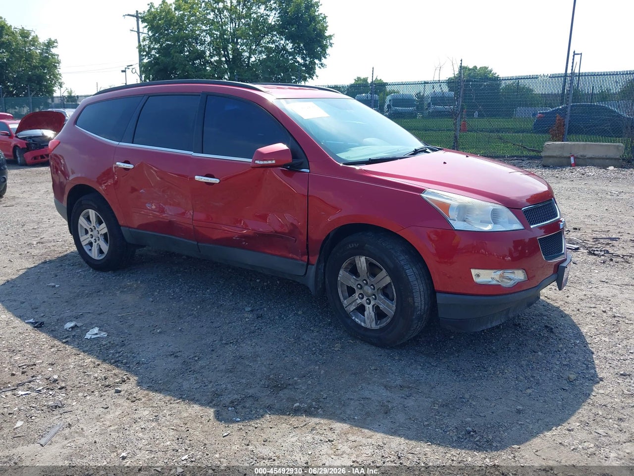 1GNKVGED5CJ****** · 2012 CHEVROLET TRAVERSE LT W/1LT