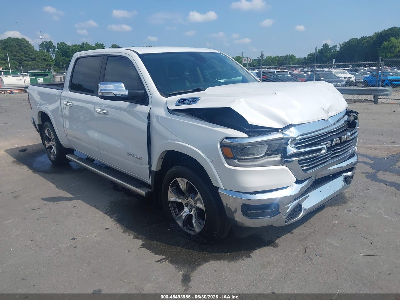 1C6SRFJT2KN****** · 2019 RAM 1500 LARAMIE  4X4 5'7 BOX