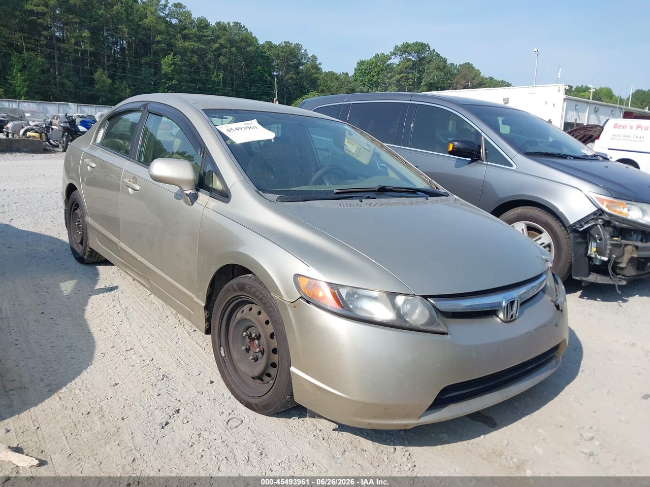 1HGFA16558L****** · 2008 HONDA CIVIC LX