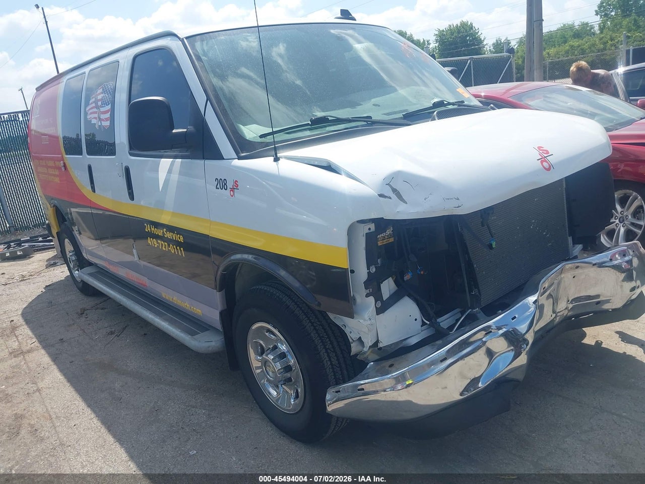 1GCWGAFP6N1****** · 2022 CHEVROLET EXPRESS CARGO RWD 2500 REGULAR WHEELBASE WT