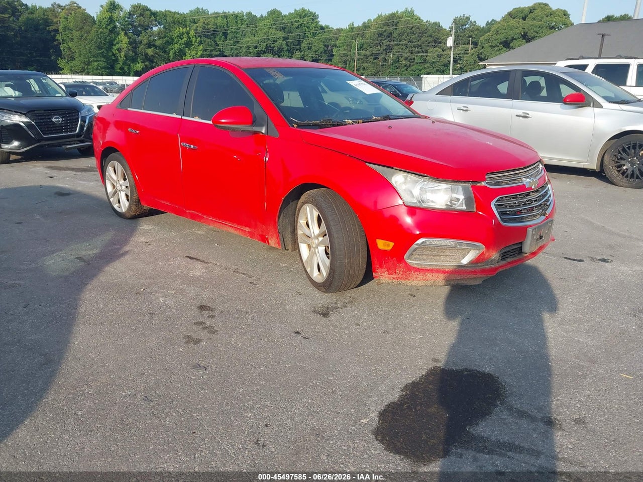 1G1PG5SB9G7****** · 2016 CHEVROLET CRUZE LIMITED LTZ AUTO