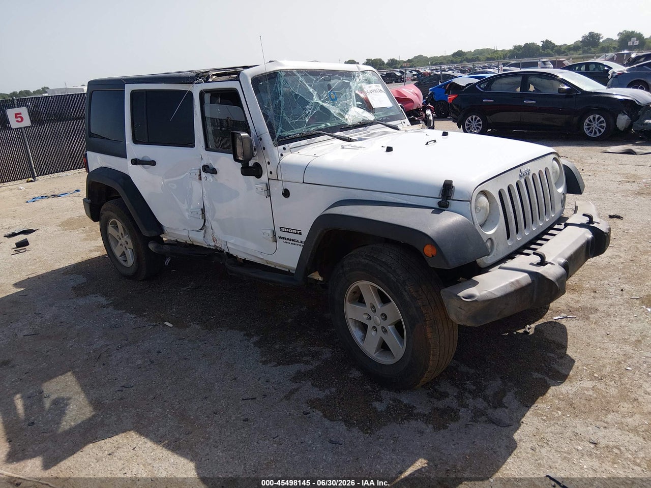 1C4BJWDGXGL****** · 2016 JEEP WRANGLER UNLIMITED SPORT