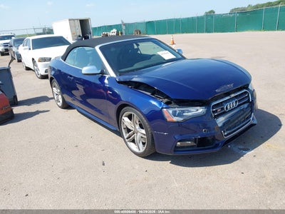 WAUVGAFH0DN****** · 2013 AUDI S5 3.0T PREMIUM PLUS