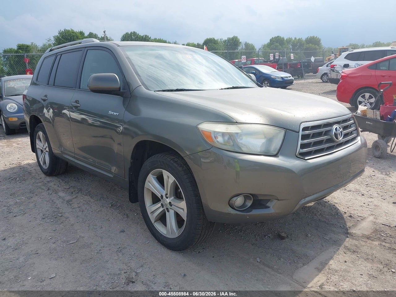 JTEES43A682****** · 2008 TOYOTA HIGHLANDER SPORT