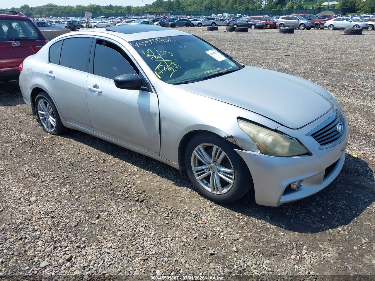JN1DV6AR3CM****** · 2012 INFINITI G25X