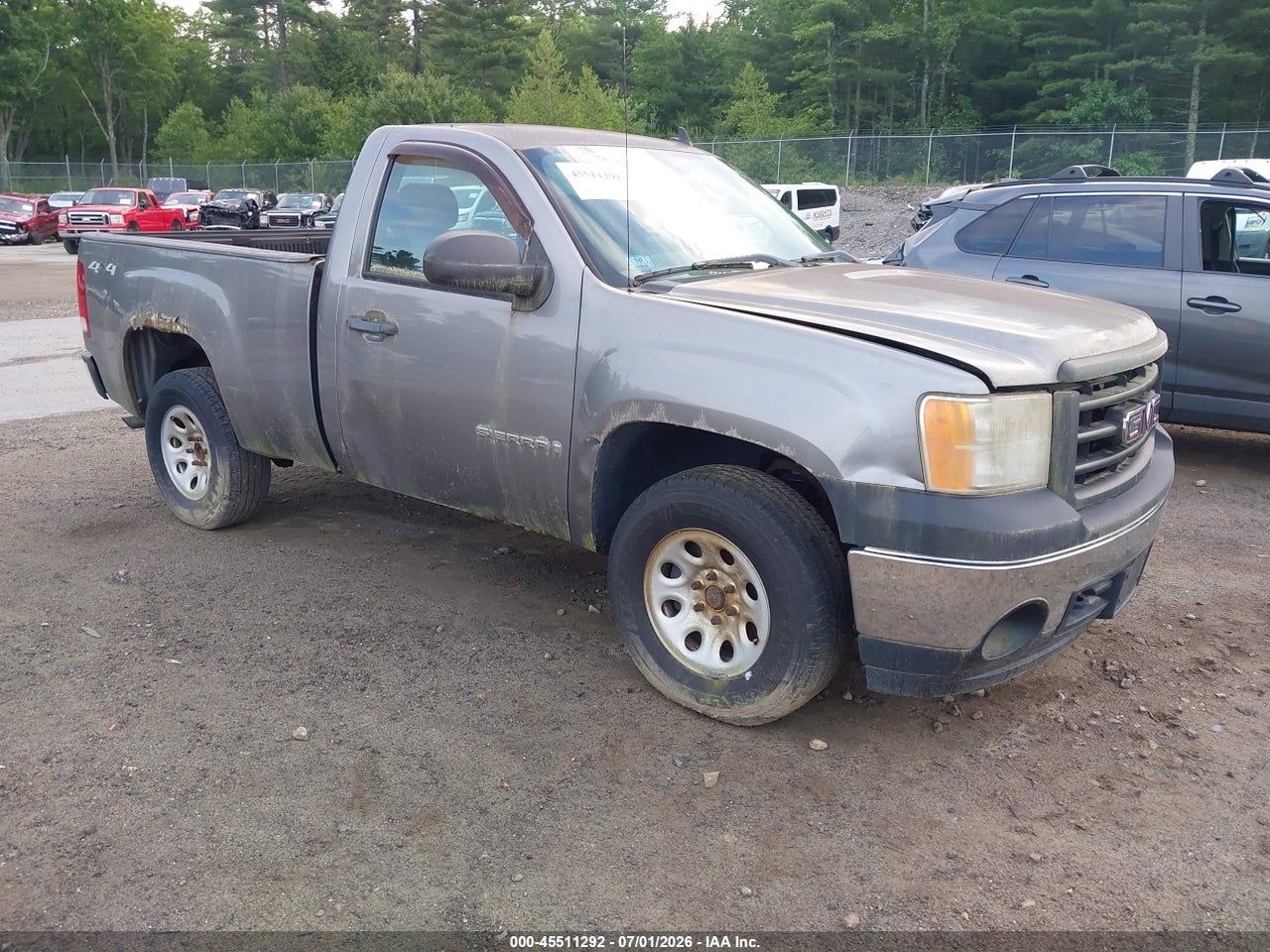 1GTEK14X78Z****** · 2008 GMC SIERRA 1500 WORK TRUCK