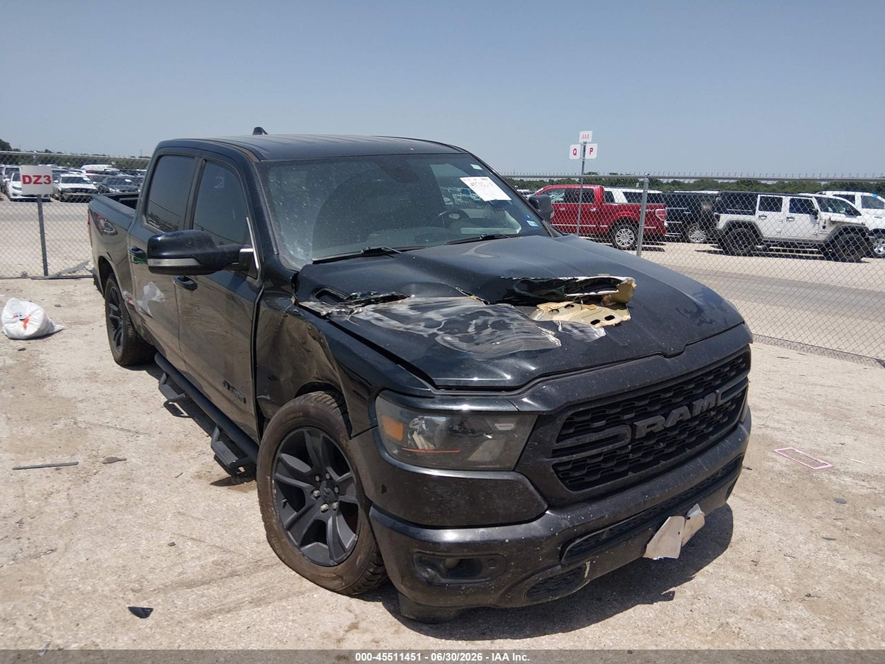 1C6RREFG6NN****** · 2022 RAM 1500 BIG HORN  4X2 5'7 BOX