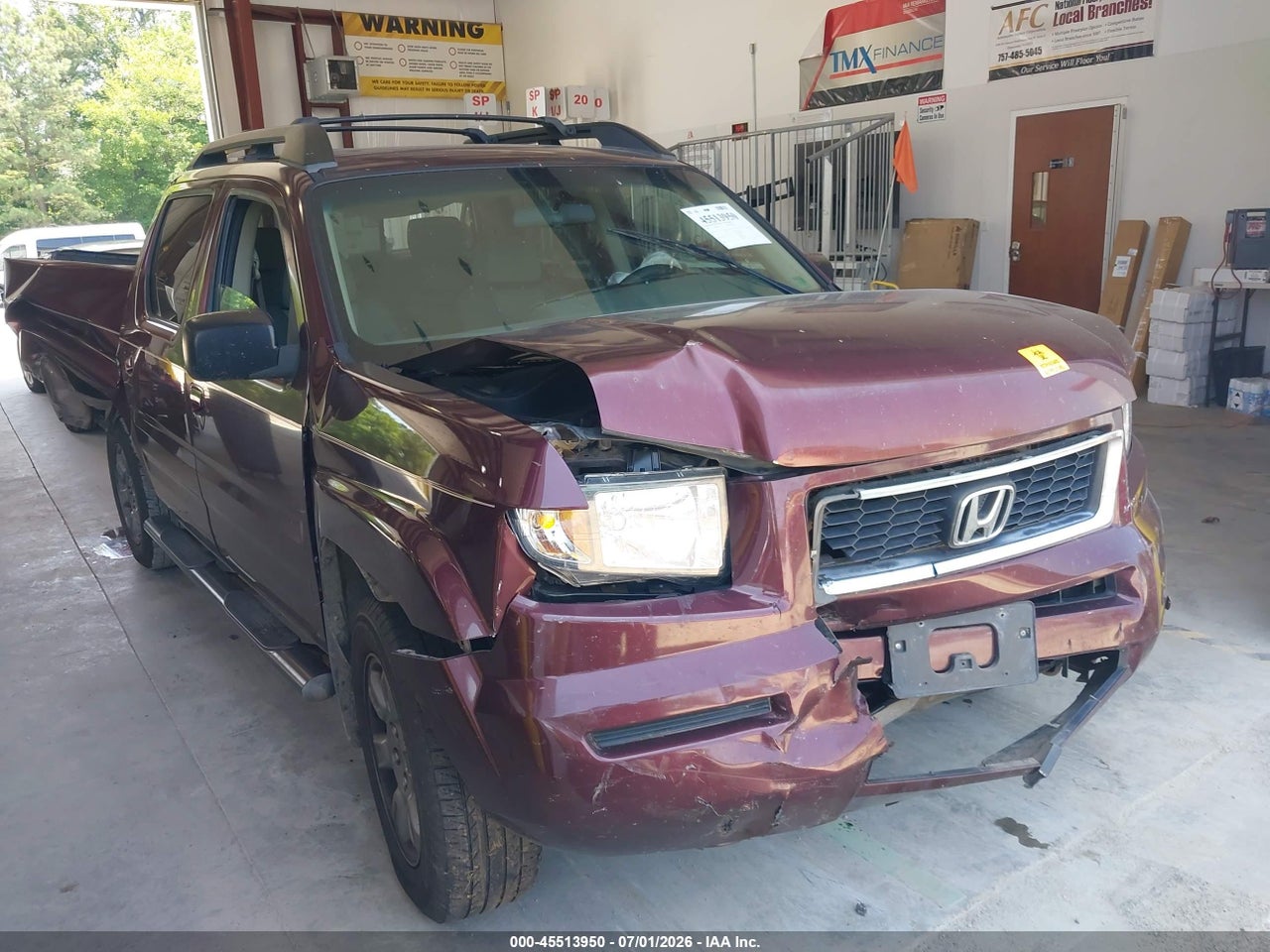 2HJYK163X7H****** · 2007 HONDA RIDGELINE RTX