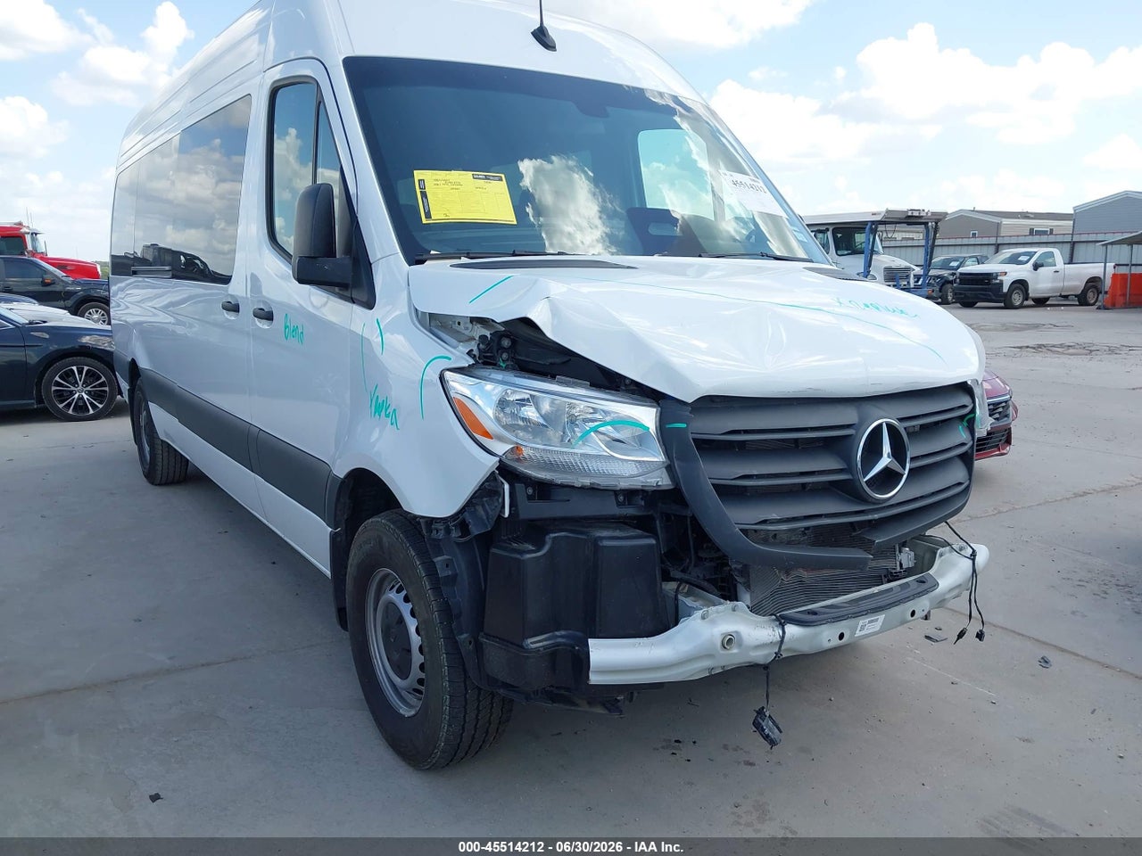 W1Z4KGHY9TT****** · 2026 MERCEDES-BENZ SPRINTER 2500 HIGH ROOF 4-CYL DIESEL