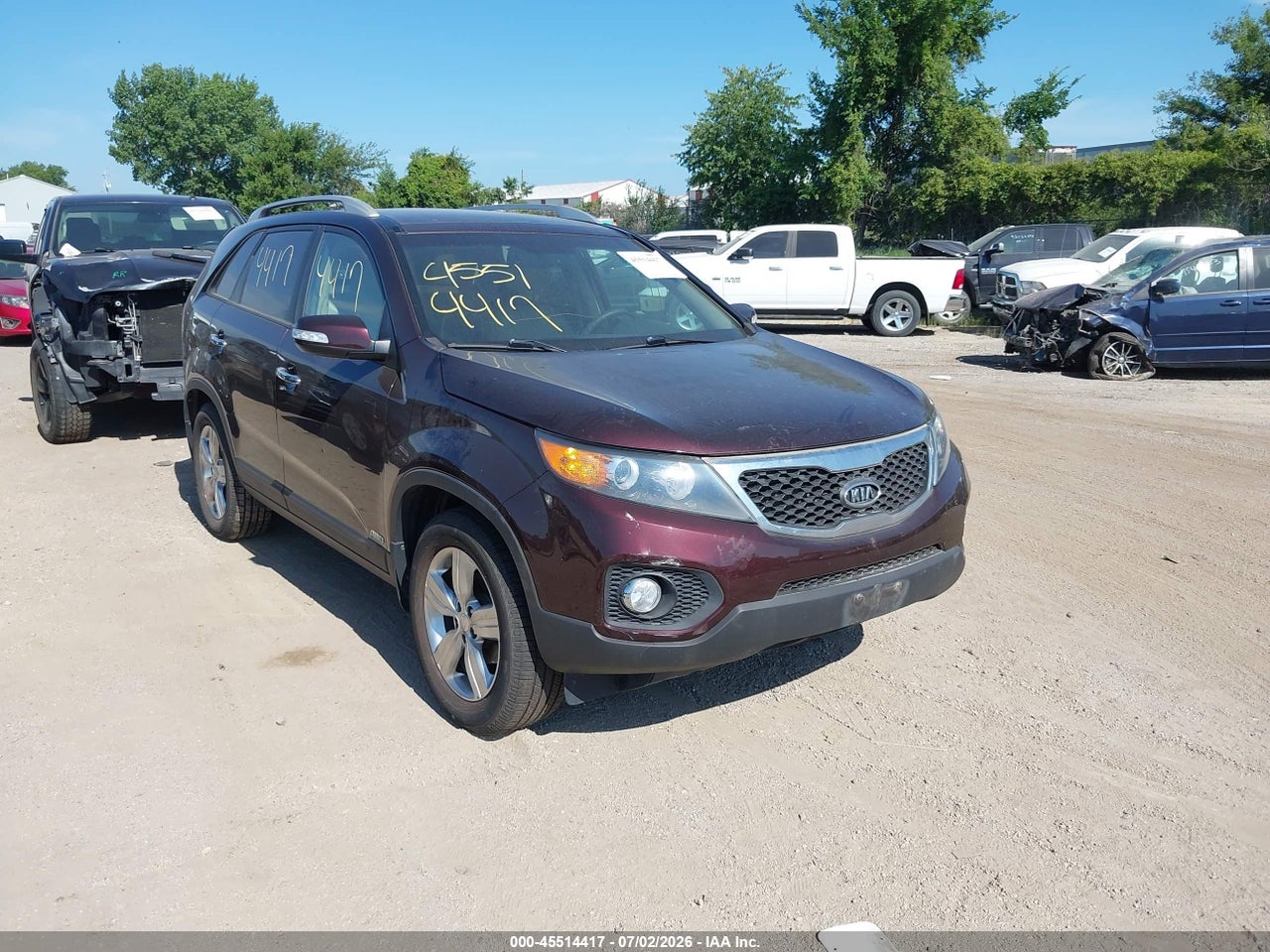 5XYKUDA21CG****** · 2012 KIA SORENTO EX V6