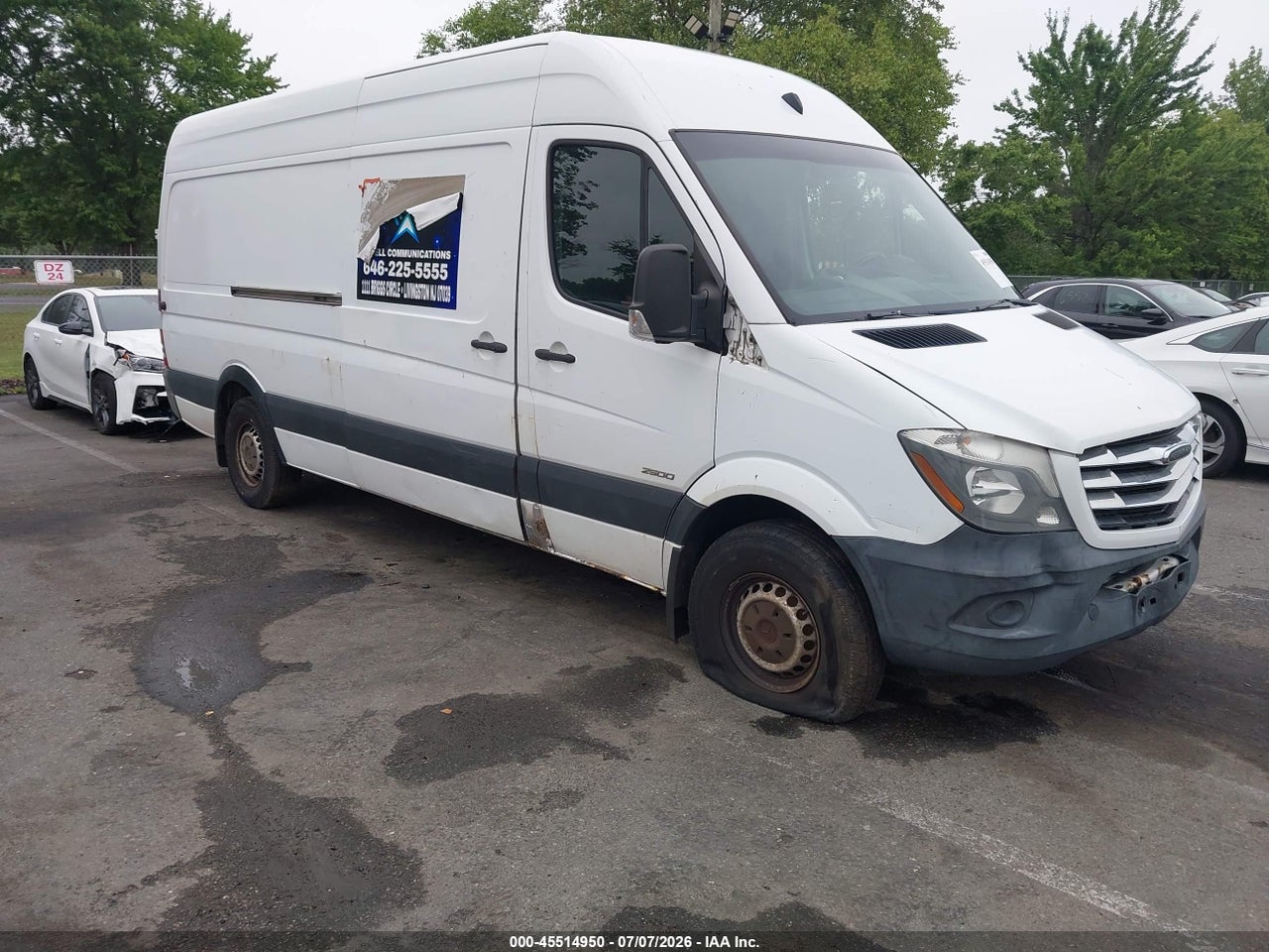 2015 FREIGHTLINER SPRINTER 2500 HIGH ROOF
