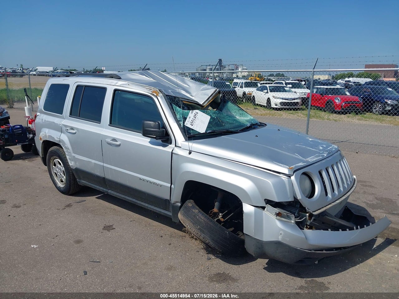 1C4NJRBB5CD****** · 2012 JEEP PATRIOT SPORT