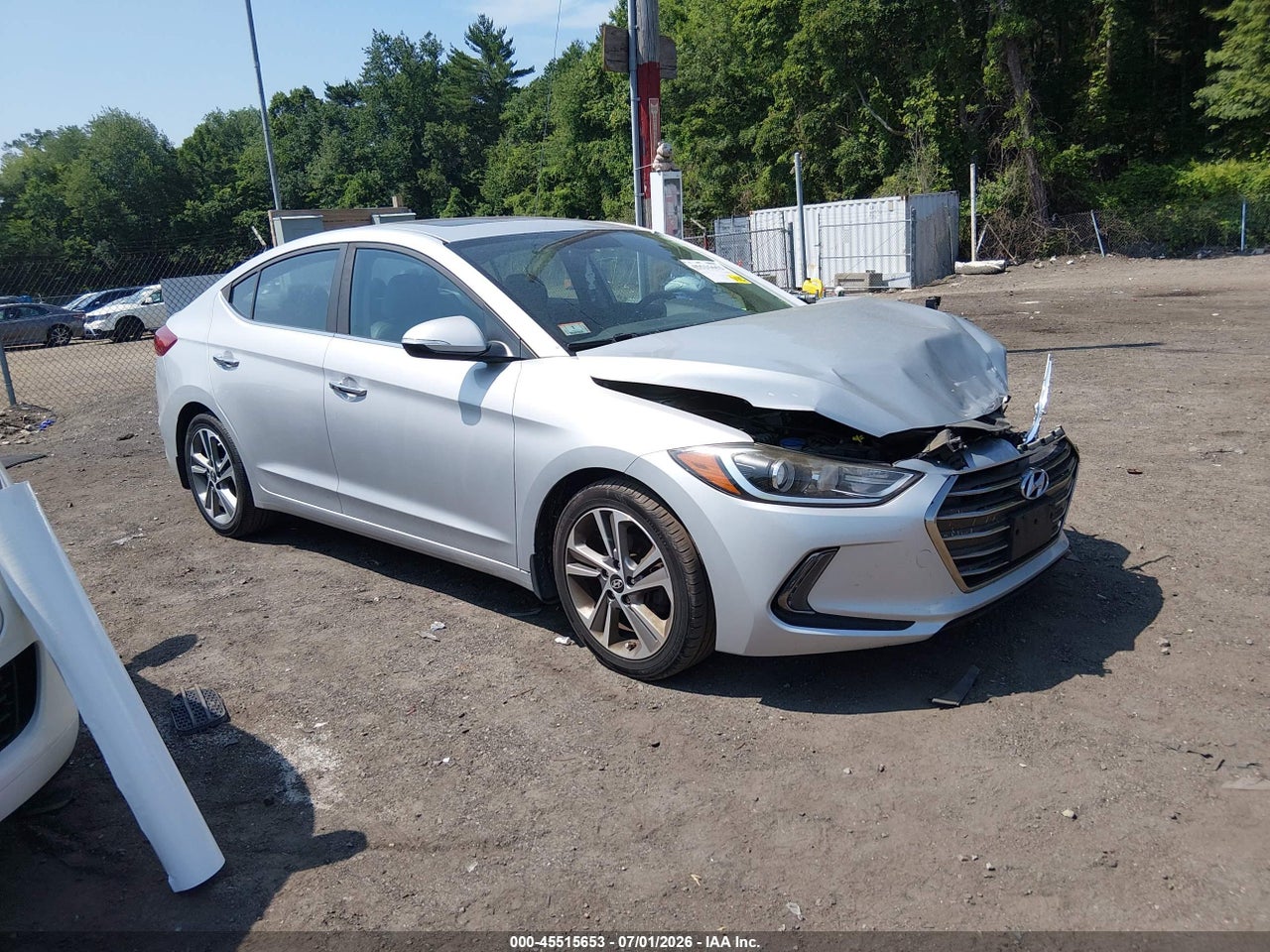 KMHD84LF6HU****** · 2017 HYUNDAI ELANTRA LIMITED