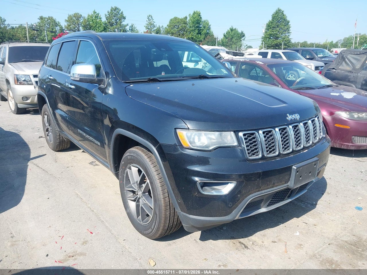 1C4RJFBGXJC****** · 2018 JEEP GRAND CHEROKEE LIMITED 4X4