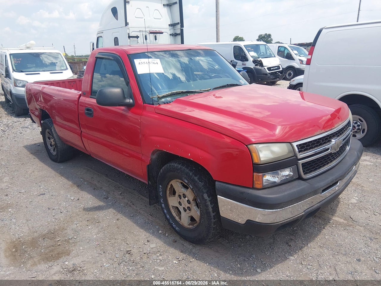 3GCEC14V56G****** · 2006 CHEVROLET SILVERADO 1500 LS