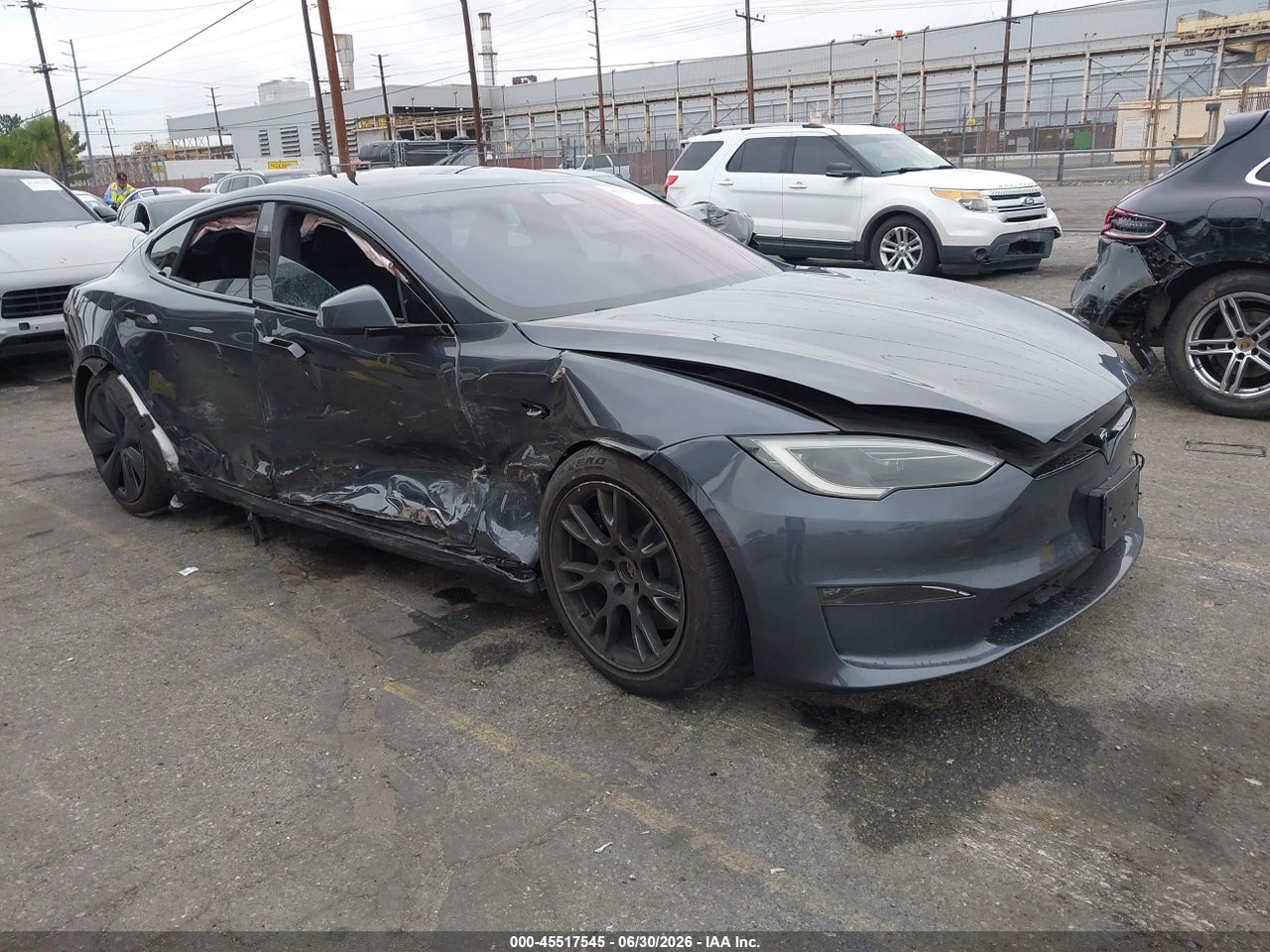 5YJSA1E66NF****** · 2022 TESLA MODEL S PLAID TRI MOTOR ALL-WHEEL DRIVE