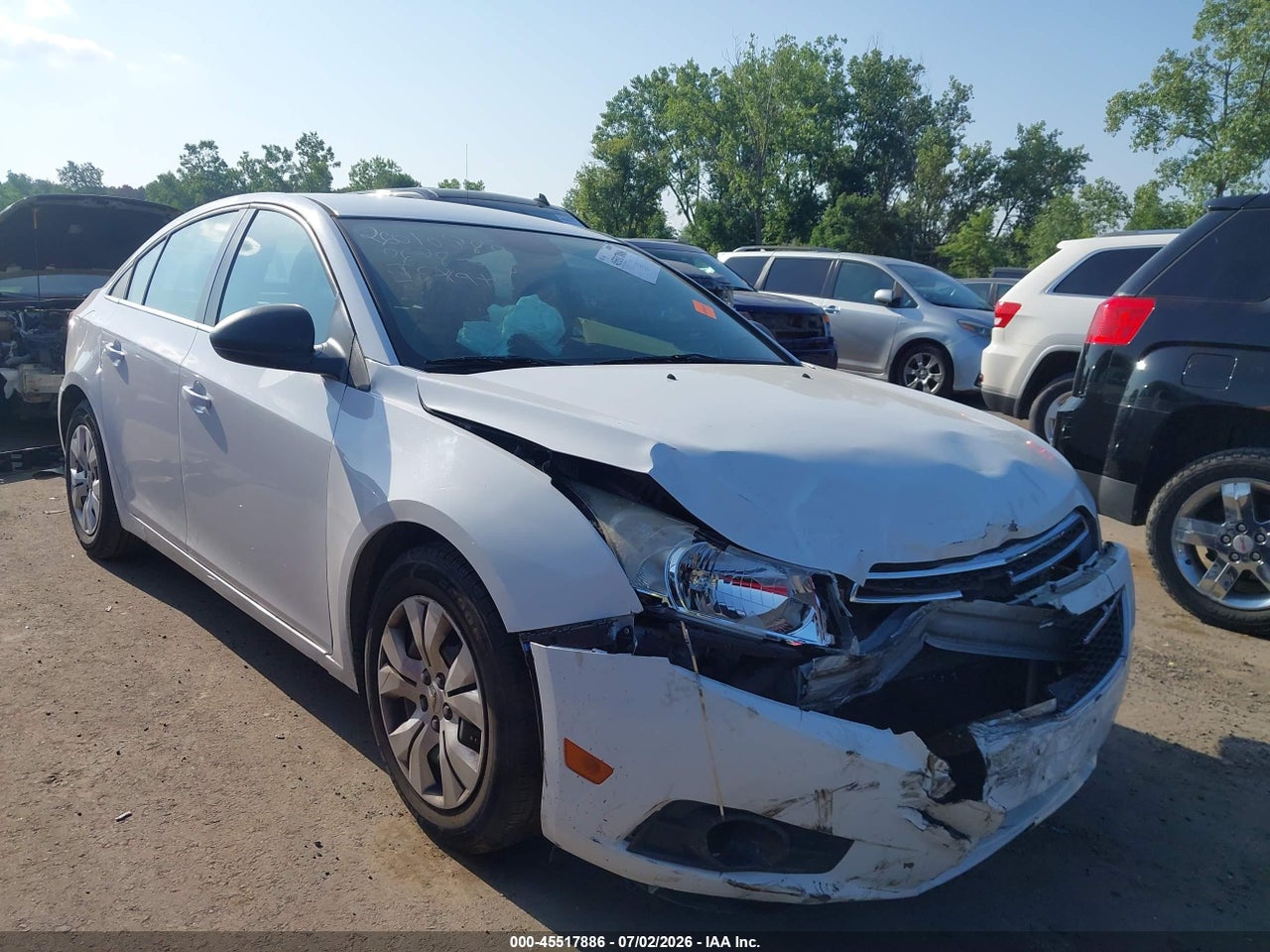 1G1PC5SH2C7****** · 2012 CHEVROLET CRUZE LS