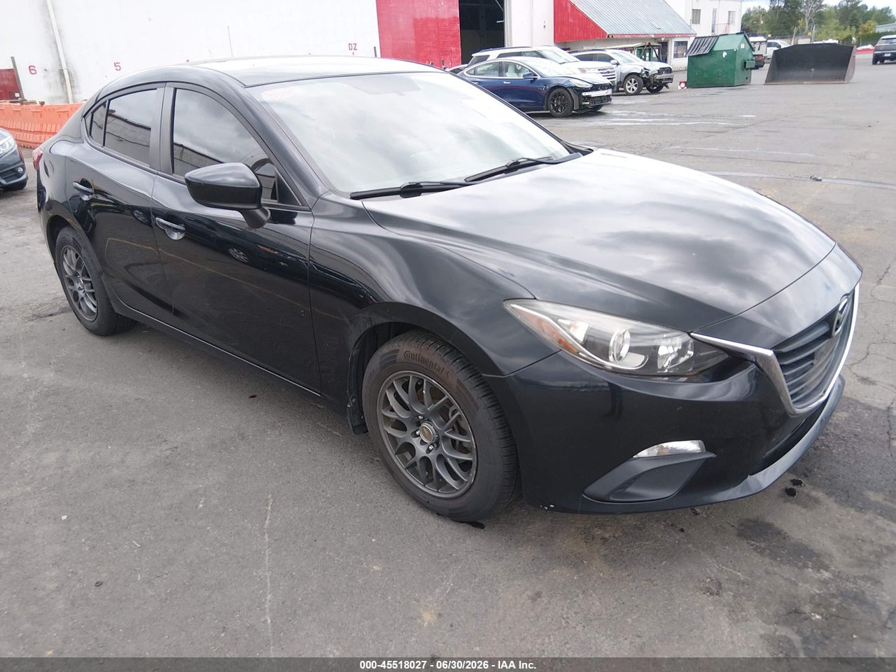 JM1BM1U74F1****** · 2015 MAZDA MAZDA3 I SPORT