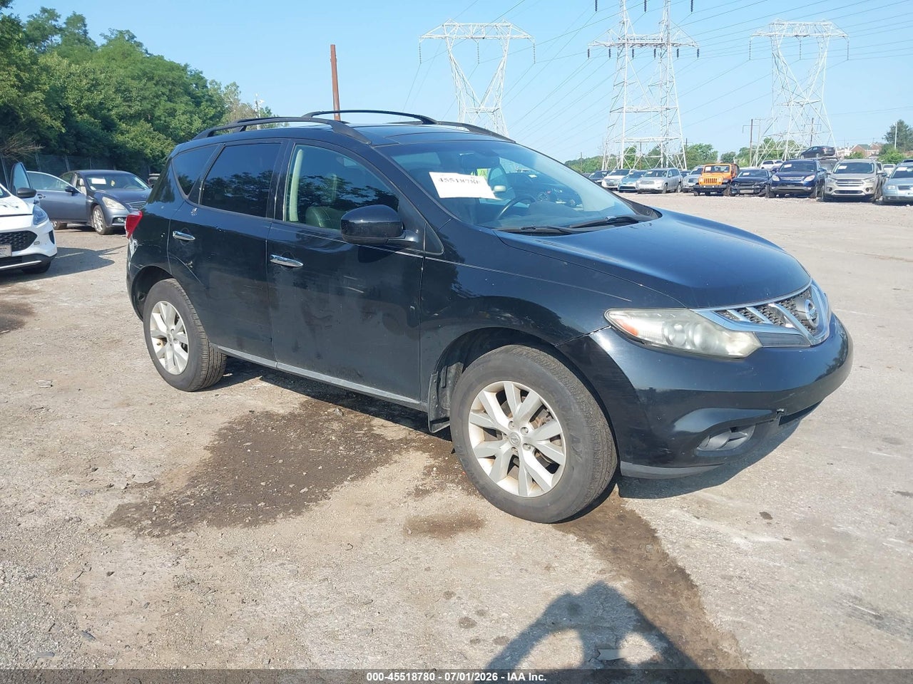JN8AZ1MWXBW****** · 2011 NISSAN MURANO SL