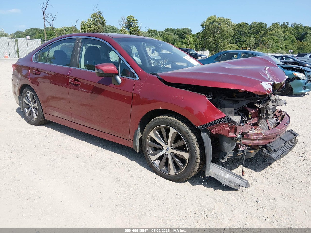 4S3BNAN62H3****** · 2017 SUBARU LEGACY 2.5I LIMITED