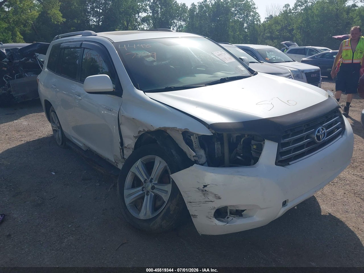 JTEDS43A182****** · 2008 TOYOTA HIGHLANDER SPORT