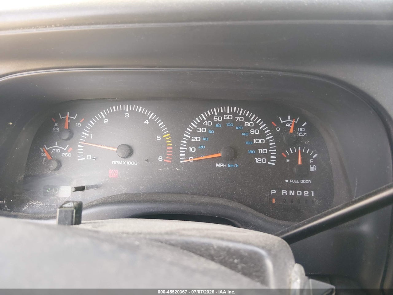 1B4HS28Z4YF****** · 2000 DODGE DURANGO   · 7/11