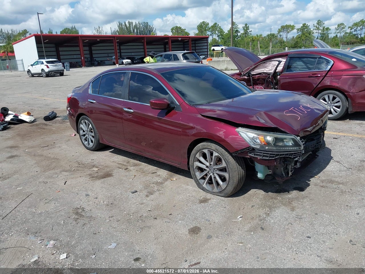 1HGCR2F5XFA****** · 2015 HONDA ACCORD SPORT
