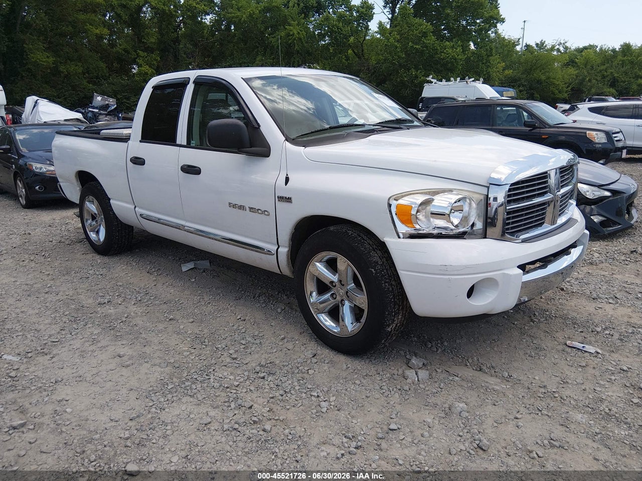 1D7HA182X6J****** · 2006 DODGE RAM 1500 LARAMIE