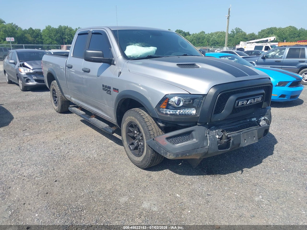 1C6RR7GT6MS****** · 2021 RAM 1500 CLASSIC WARLOCK  4X4 6'4 BOX