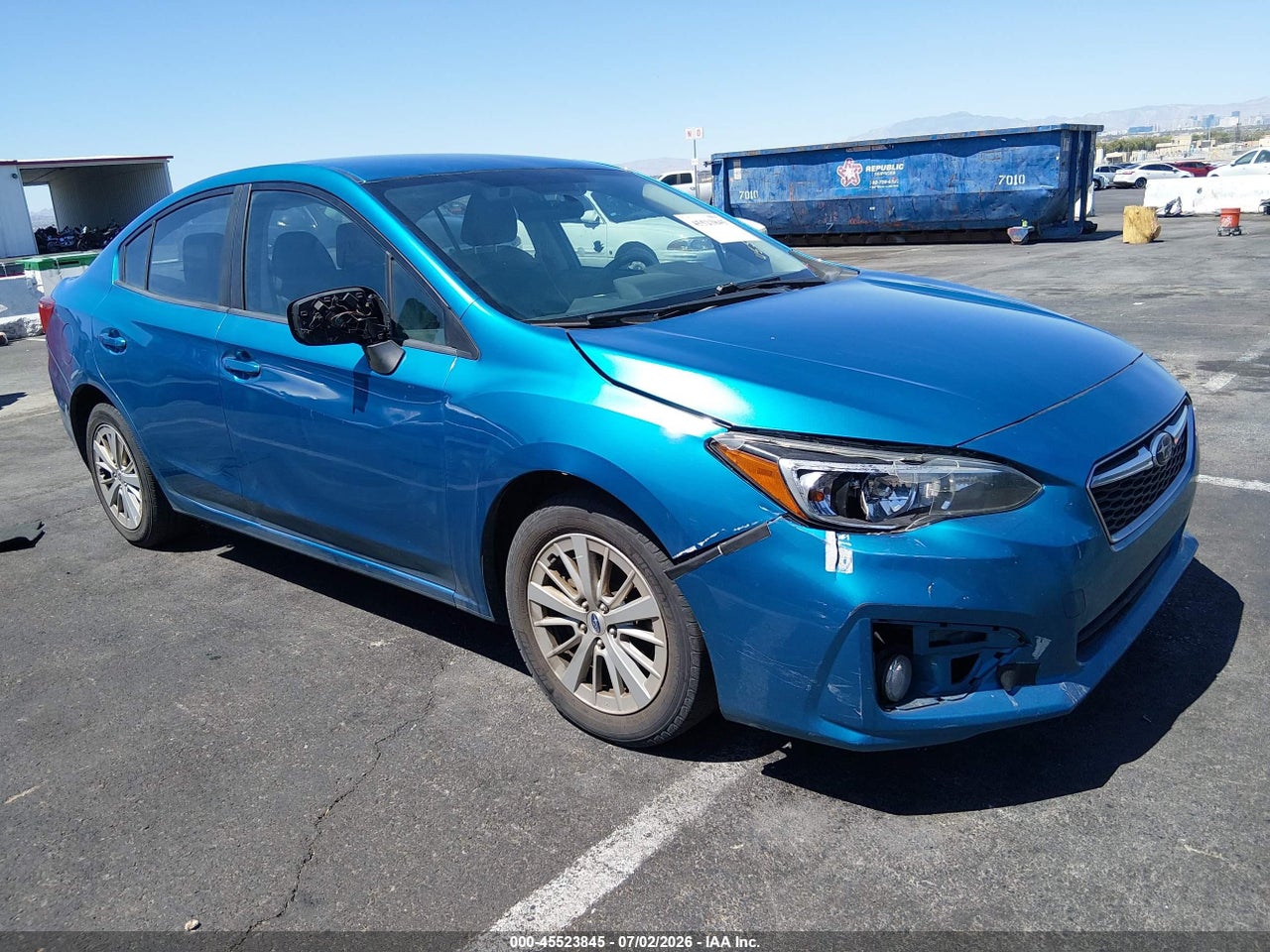 4S3GKAD69J3****** · 2018 SUBARU IMPREZA 2.0I PREMIUM