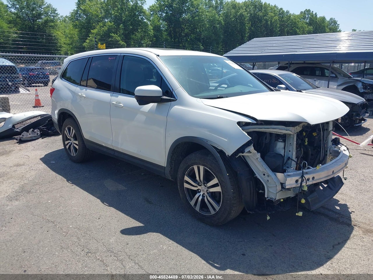 5FNYF6H87GB****** · 2016 HONDA PILOT EX-L