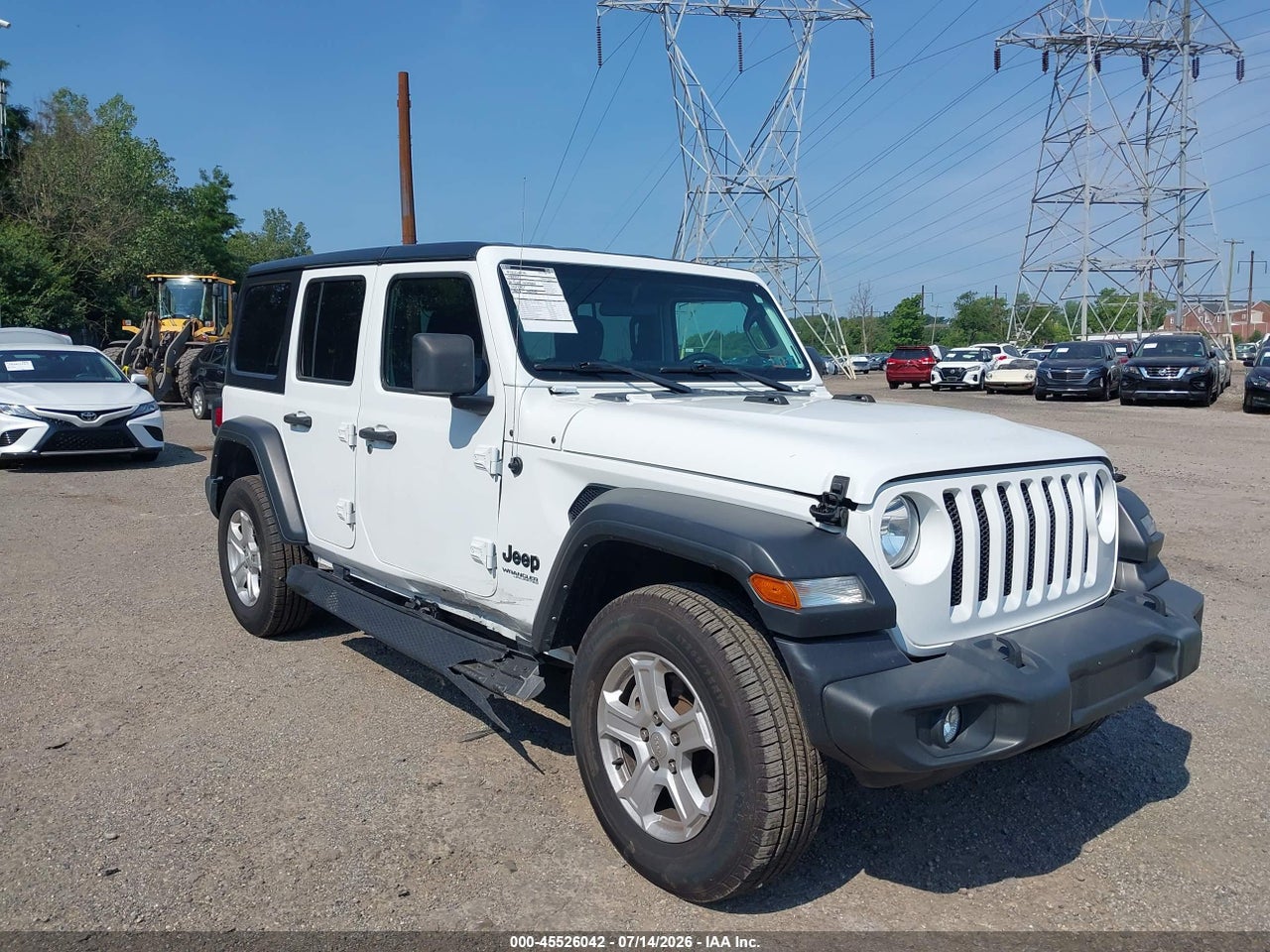 1C4HJXDN6NW****** · 2022 JEEP WRANGLER UNLIMITED SPORT S 4X4
