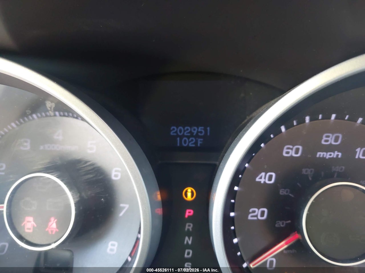 19UUA8F55CA****** · 2012 ACURA TL 3.5 · 7/11