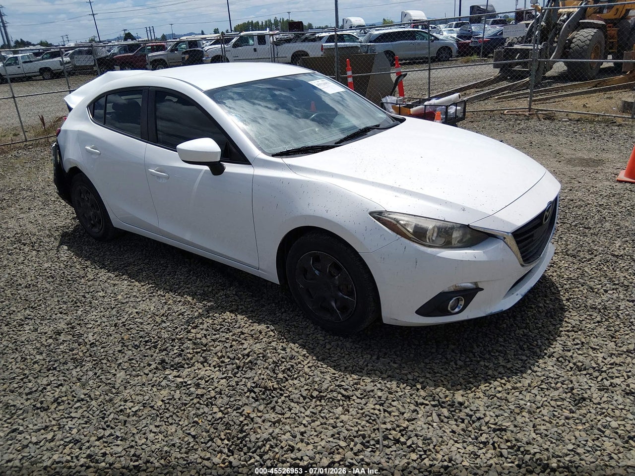 JM1BM1U79E1****** · 2014 MAZDA MAZDA3 I SPORT