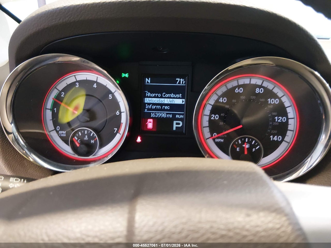 1C4RDJDG4CC****** · 2012 DODGE DURANGO CREW · 7/11