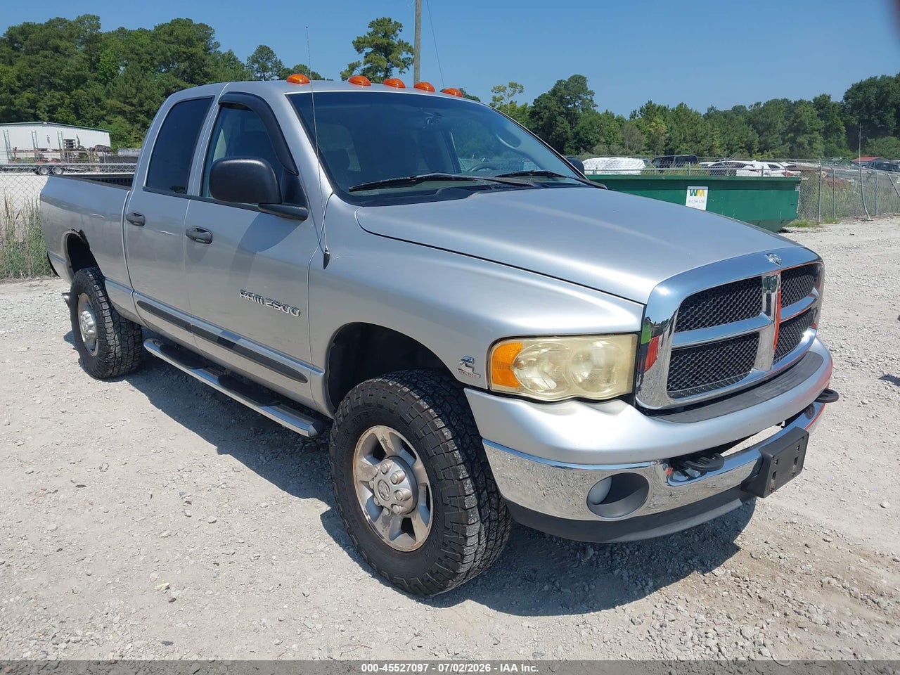 3D7KU28C24G****** · 2004 DODGE RAM 2500 SLT/LARAMIE