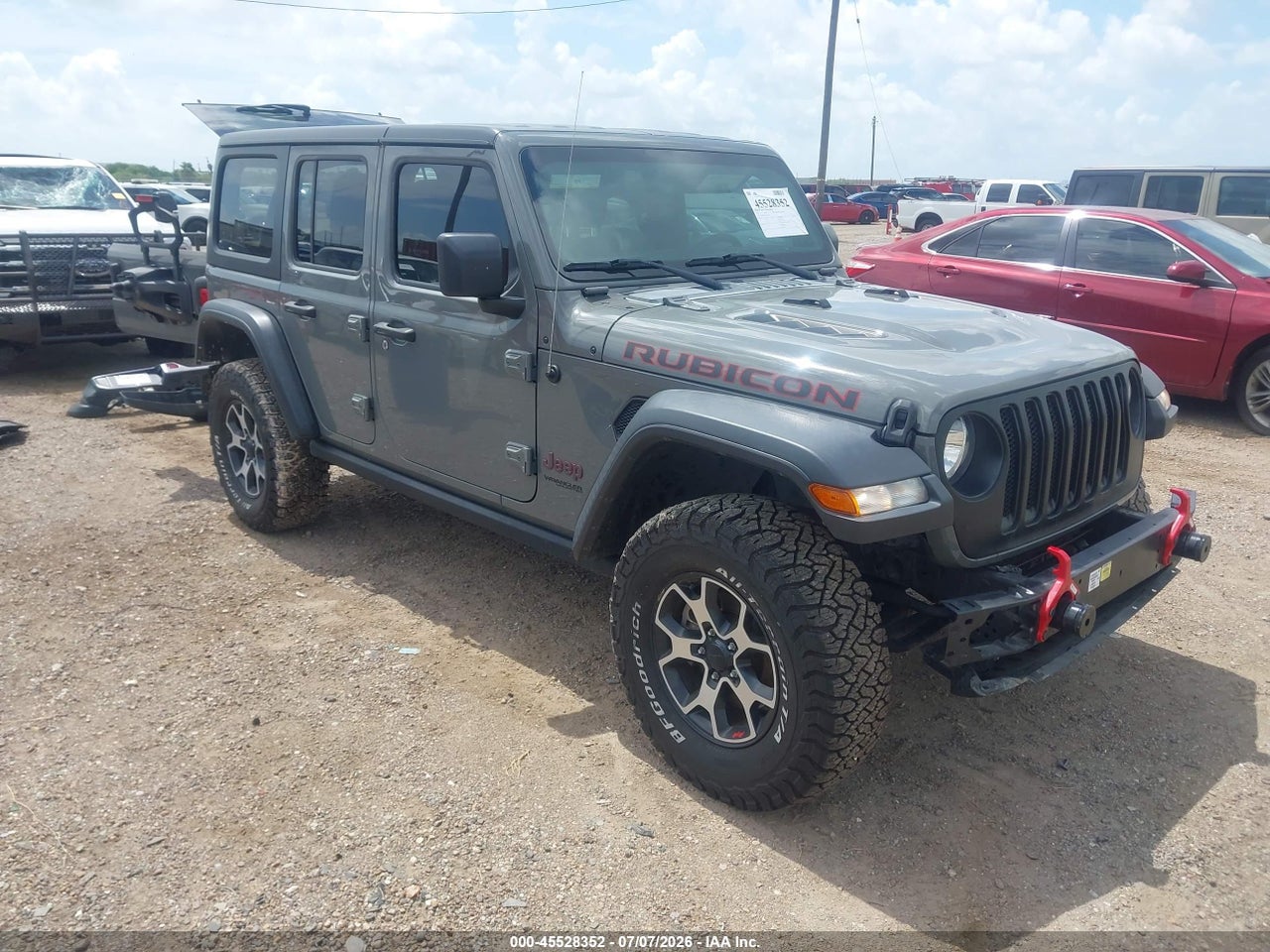 1C4HJXFN1MW****** · 2021 JEEP WRANGLER UNLIMITED RUBICON 4X4