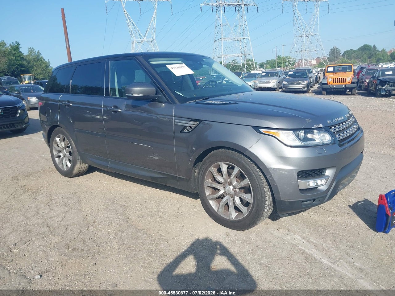SALWR2VF5FA****** · 2015 LAND ROVER RANGE ROVER SPORT 3.0L V6 SUPERCHARGED HSE