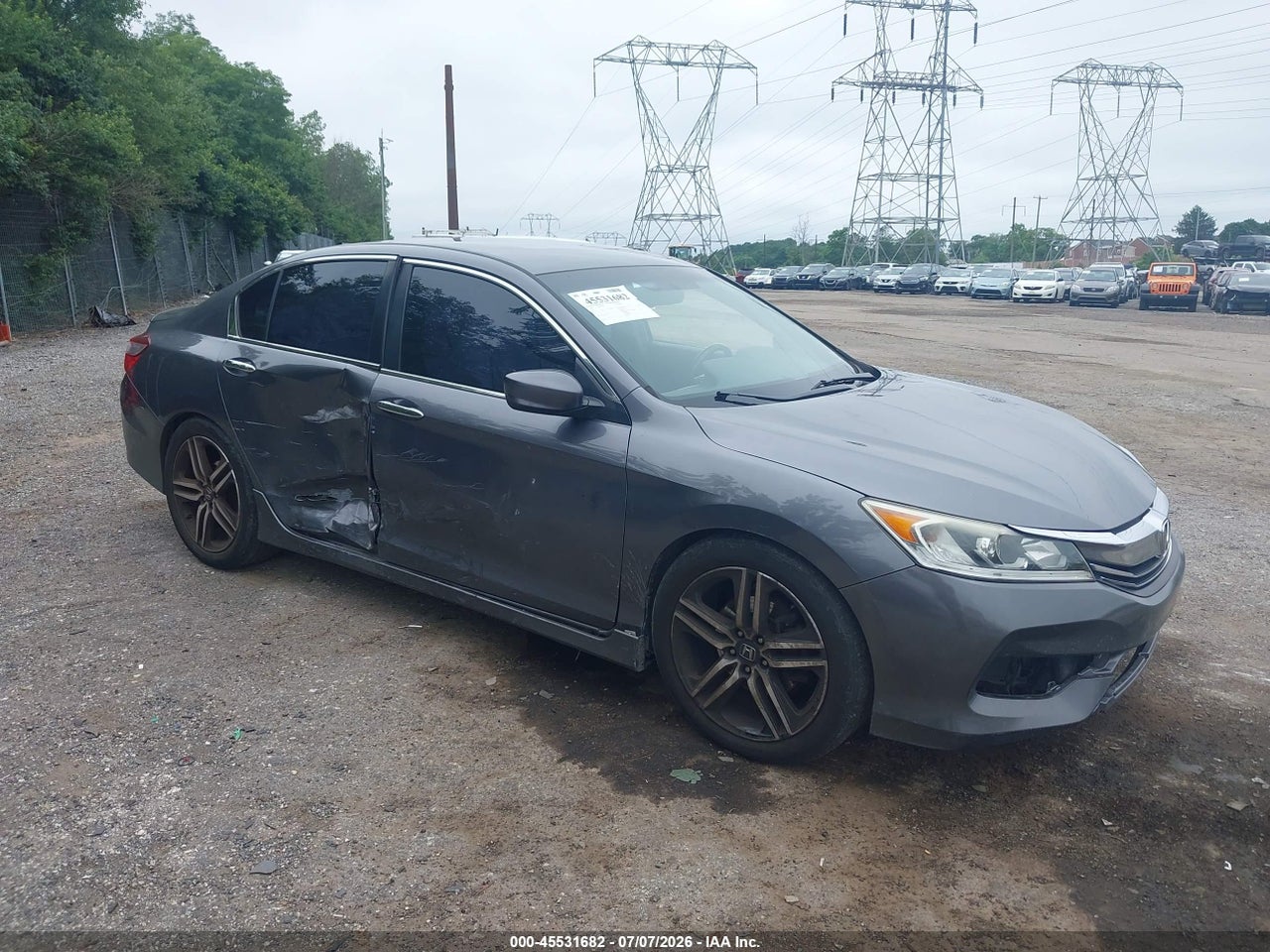 1HGCR2F58GA****** · 2016 HONDA ACCORD SPORT