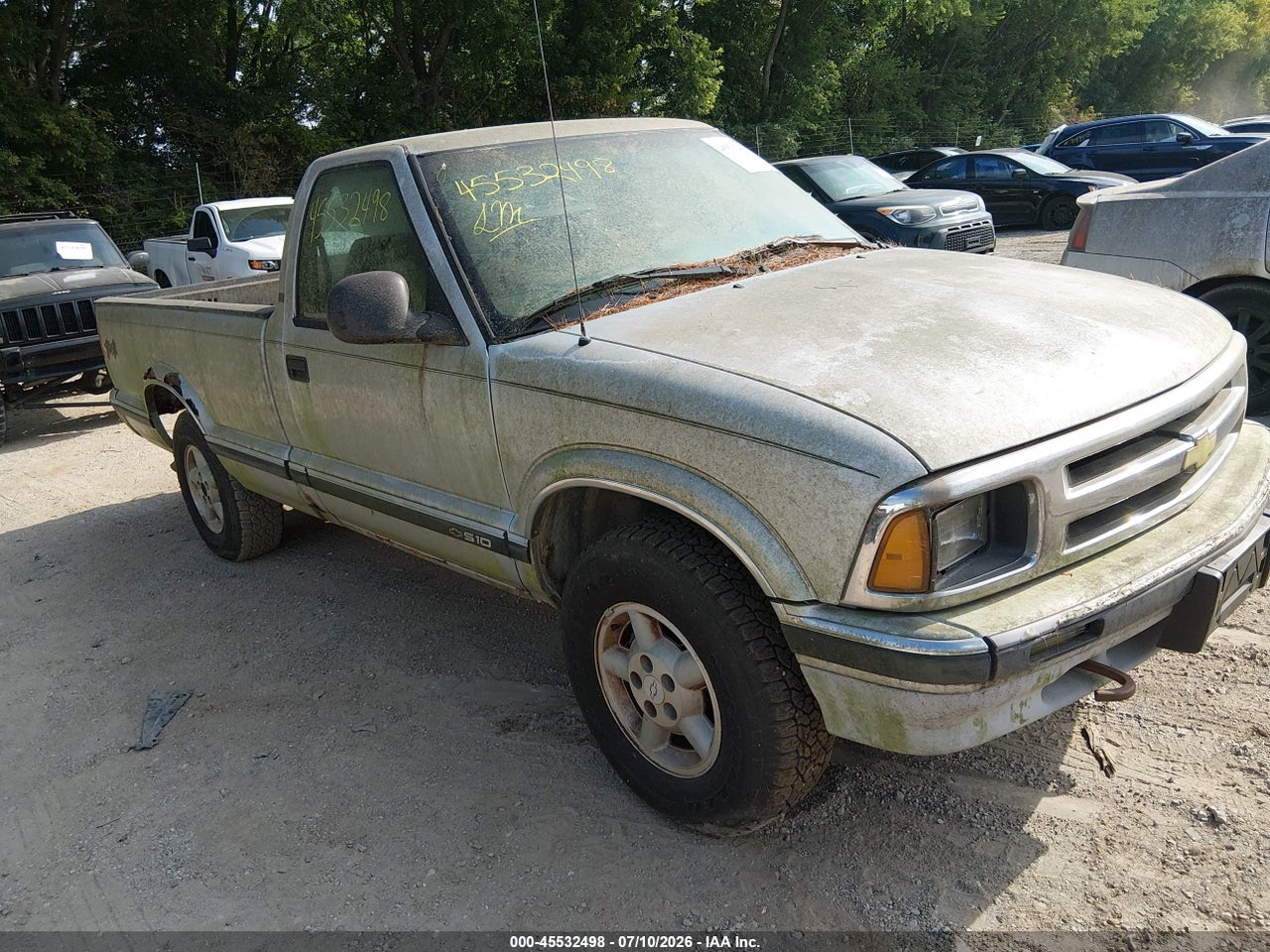 1GCDT14Z7S8****** 1995 CHEVROLET S TRUCK S10